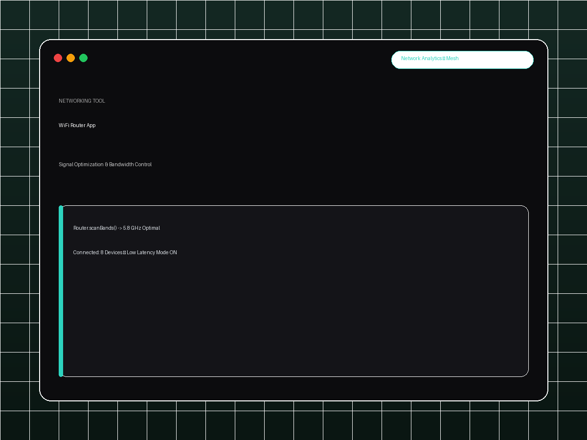 WiFi Router Application